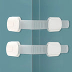 1/3/5Pcs Child Safety Cabinet Locks Premium Adjustable Baby Proof Drawer Latches Bathroom Kitchen Cabinet Drawer Lock