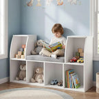 Kids Bookshelf with Reading Nook