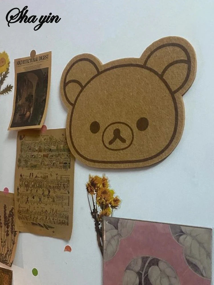 Cartoon Felt Board Cute Dormitory Background Decoration Photo Wall Felt Message Board Non Damaging Wall No Drilling