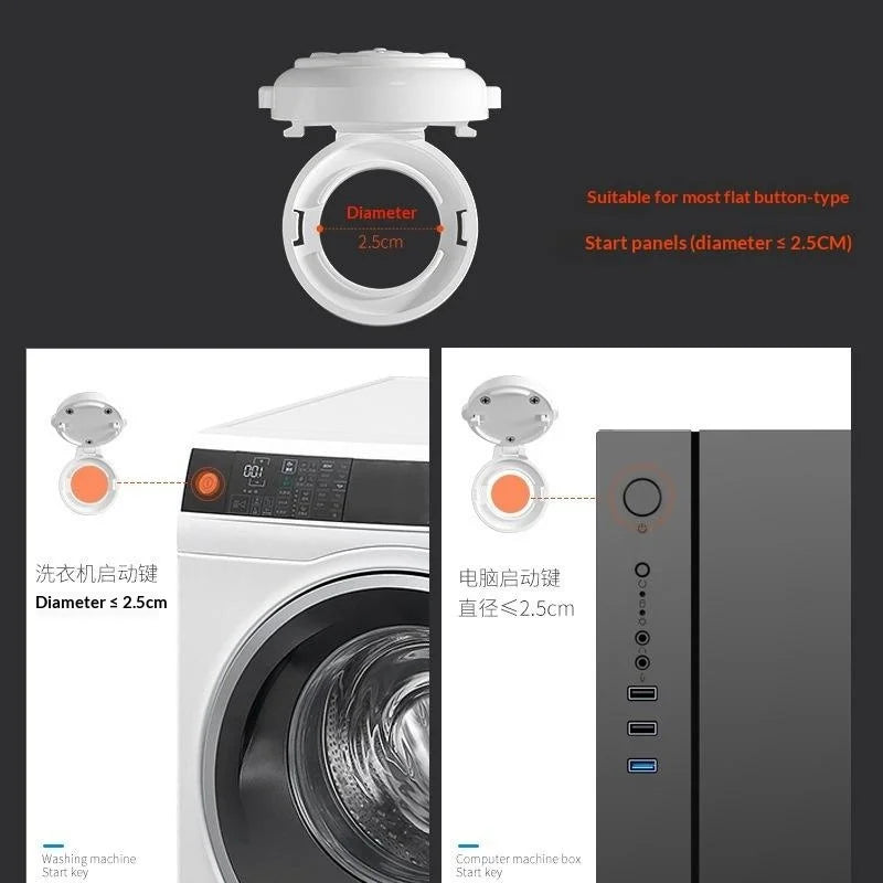 Child Safety Button Lock Cute Bear Shape Self Adhesive Kids Proof Locks for Washing Machines Ovens Fridge Kitchen Baby Proofing