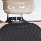 Car Seat Safety Protector Leather Pad for Kids Baby Pets Universal Rear Seat Cushion Child Protective Mat With Storage Net Cover