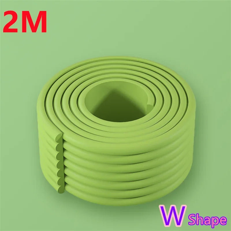 2M Baby Safety Corner Protector Solid Color Edge Guards for Childproofing Home Furniture Corners Table Angle Protection Tape