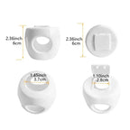 Baby Safety Door Lock with Protective Cover, Child Safety Design, Prevents Accidental Opening, Essential for Home Safety