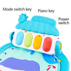 Baby Activity Gym with Piano & Play Mat