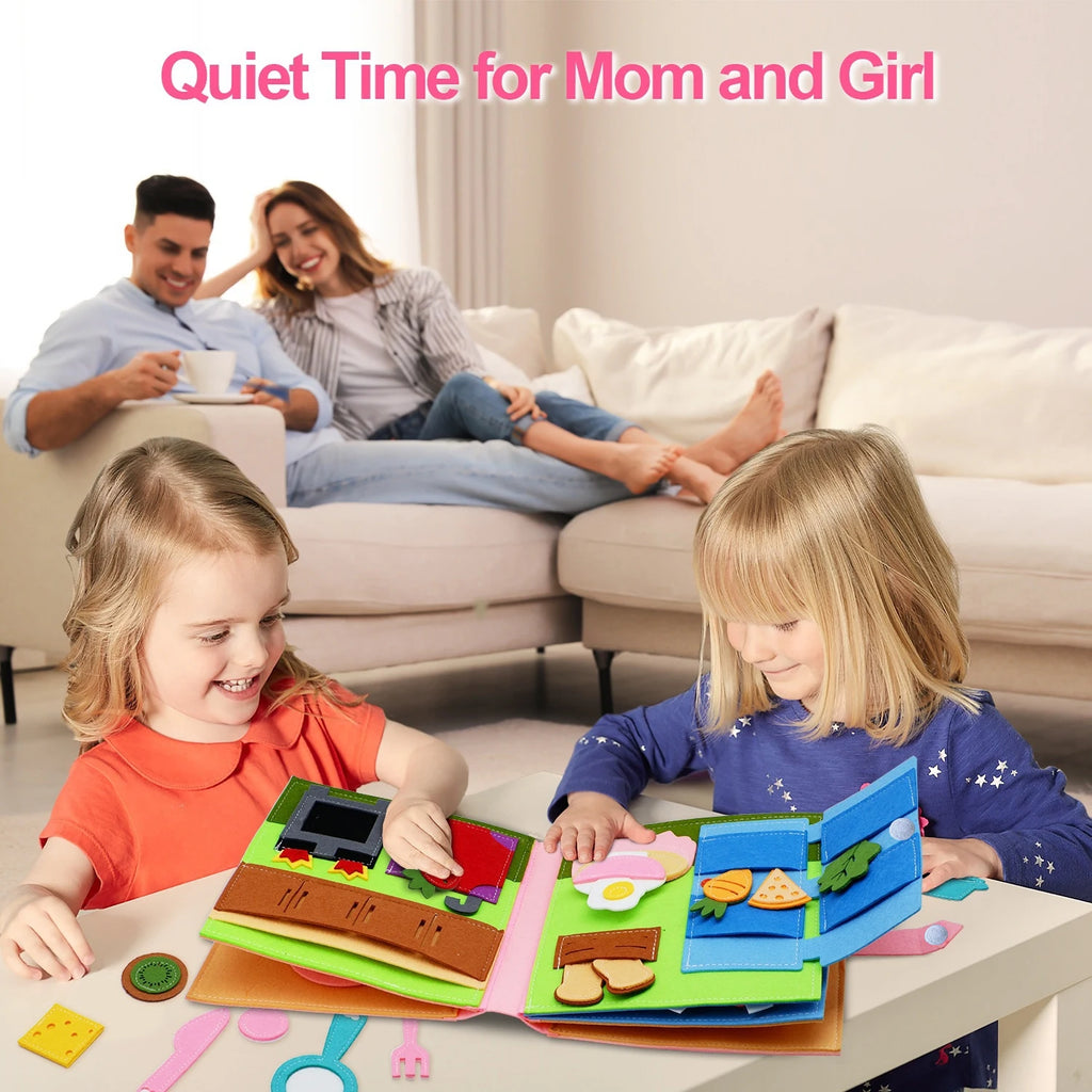 Montessori Busy Book for Toddlers