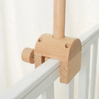 Baby Rattle Toy 0-12 Months Toys Wooden Mobile Bed Bell Floor Stand Bracket Newborn Bed Bell Hanging Holder Bracket Infant Crib