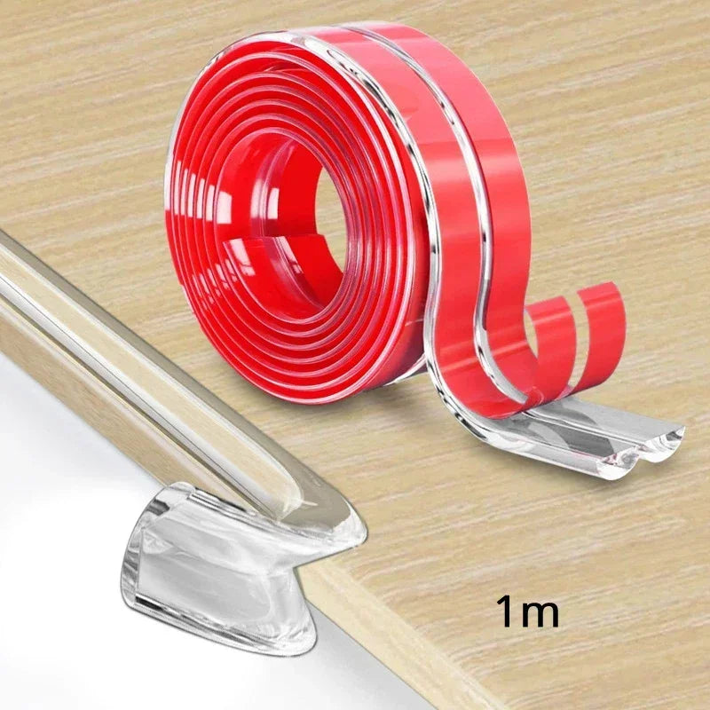 Baby Safety Corner Protector 1/2/3M Table Edge Guard Strip Self Adhesive Transparent Soft Bumper Kids Collision Proof