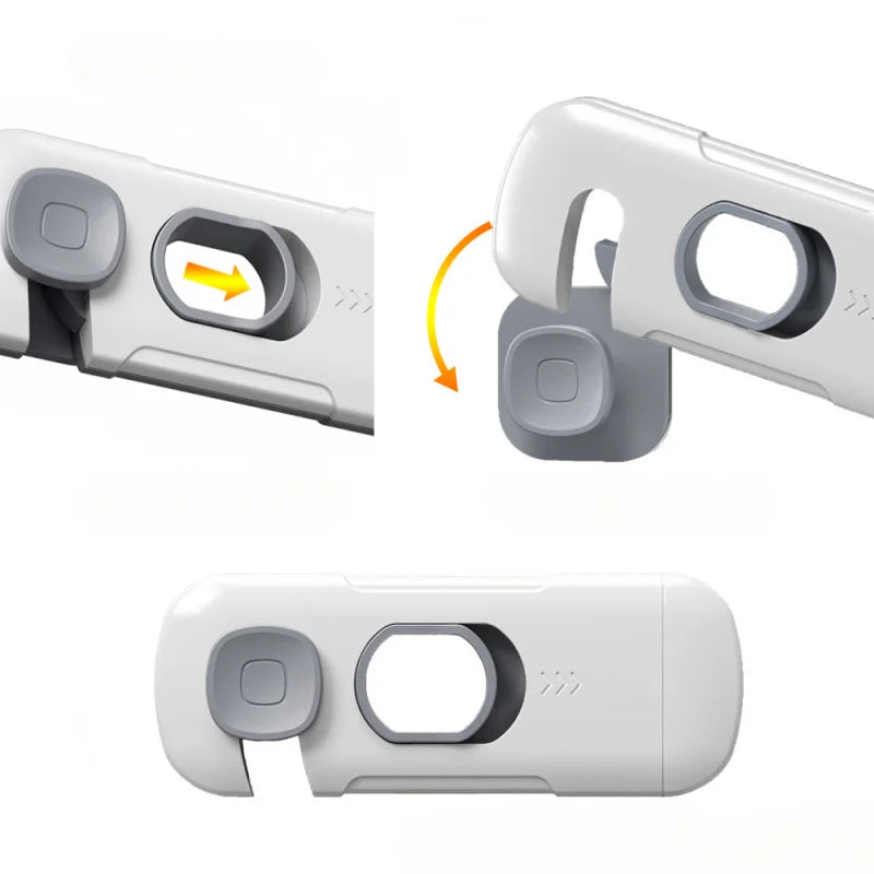 Child Safety Lock 2 Pack, No Tools Installation, Universal for Cabinets Drawers Fridge, Anti-Pinch Baby Proofing