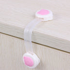 10Pcs Child Safety Cabinet Lock Baby Security Protector Door Fridge Blockers Plastic Lock for Cupboards Childproof