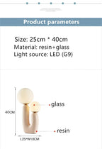 Nordic Children's Room Bedroom Bedside Lamp Creative Art Table Lamp Decoration Model Room Living Room Double Head Table Lamp