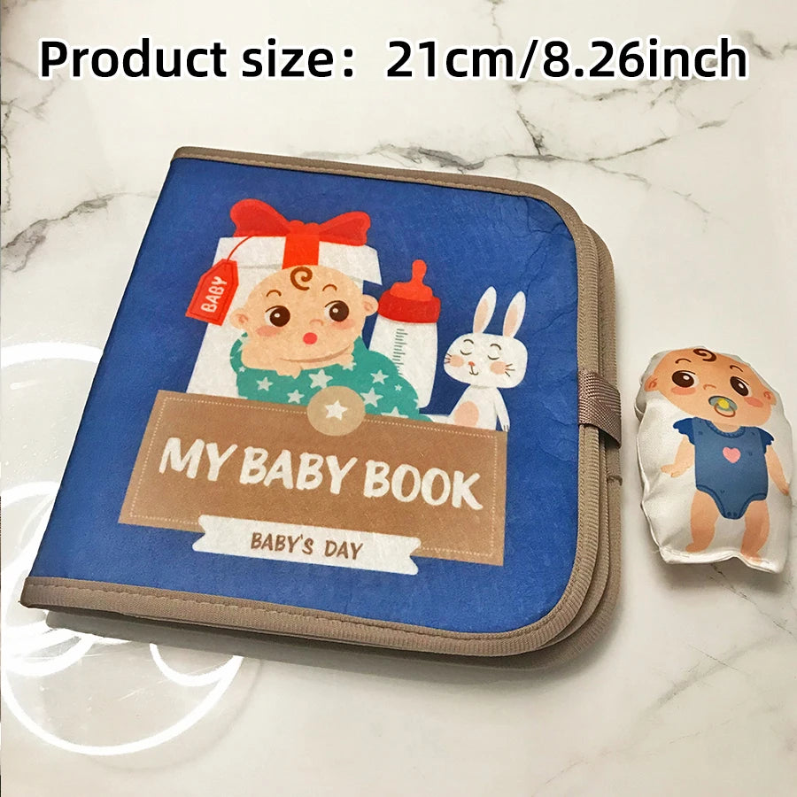 Interactive English Cloth Learning Book