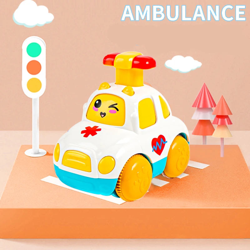 Press & Go Cartoon Toy Car