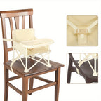 Durable High Chair with Adjustable Footrest