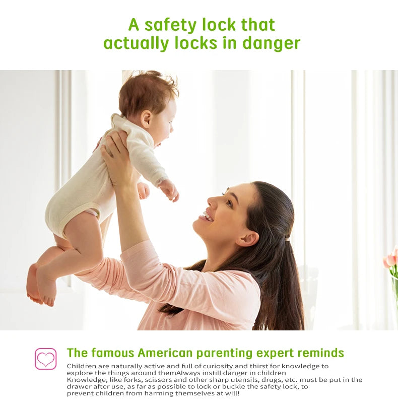 MIRTHBABY-Baby Safety Slide Window Locks for Kids Proof Patio Closet Doors Sliding Glass Door Child Lock- white
