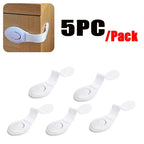 1/5/10pcs Child Safety Cabinet Locks Baby Proof Plastic Protection for Drawer & Door-Easy Installation Kitchen Security for Kids