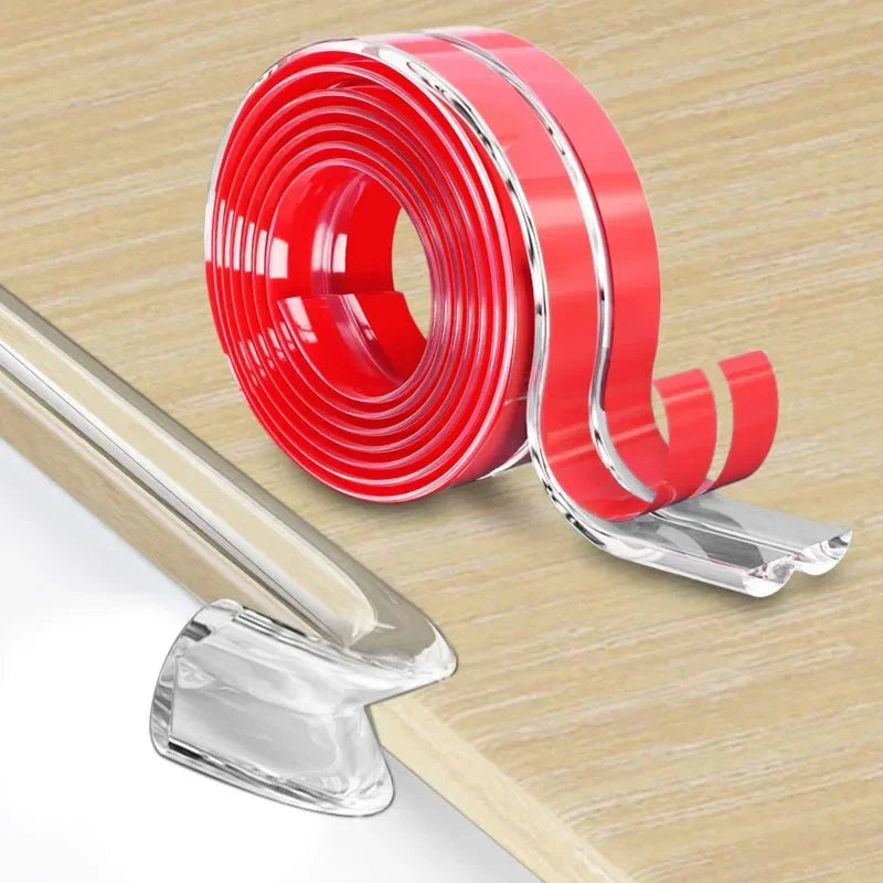Baby Safety Corner Protector 1/2/3M Table Edge Guard Strip Self Adhesive Transparent Soft Bumper Kids Collision Proof
