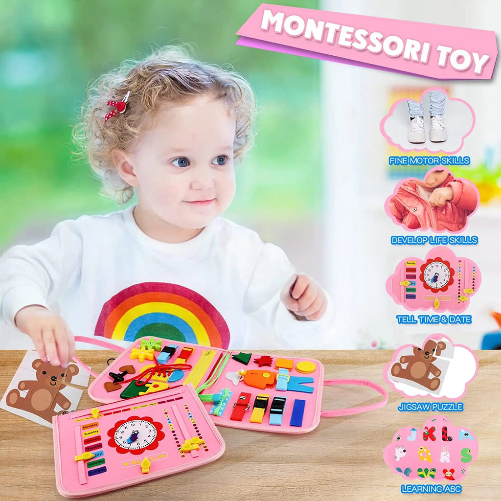 Toddler Montessori Busy Board