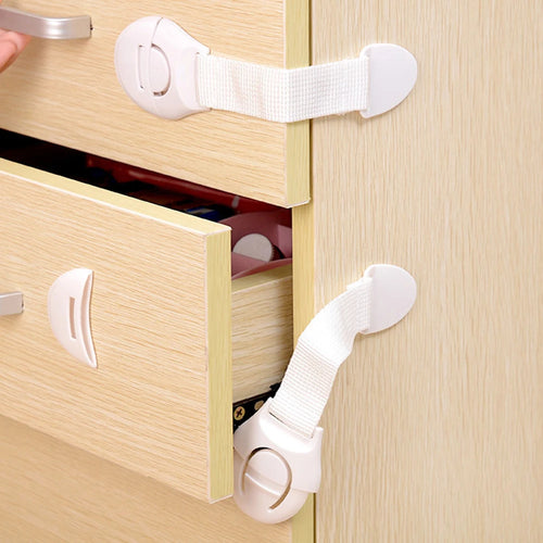 1/5/10pcs Child Safety Cabinet Locks Baby Proof Plastic Protection for Drawer & Door-Easy Installation Kitchen Security for Kids