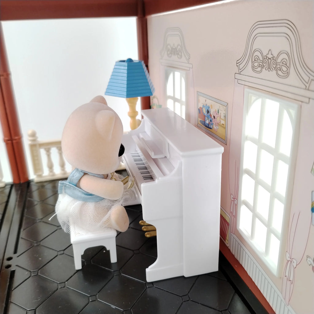 Miniature Items Dollhouse Furniture Accessories Living Room Bedroom Supermarket Shopping Games Family Interaction Doll Kids Toys