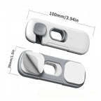 Child Safety Lock 2 Pack, No Tools Installation, Universal for Cabinets Drawers Fridge, Anti-Pinch Baby Proofing