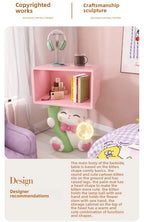 Home Furniture Cat Statue Living Room Side Table Floor Decor Children's Room Bedside Tables Resin Animal Sculpture Storage Rack