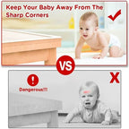 1/2/3M Baby Safety Self Adhesive Kids Collision Proof Soft Bumper Transparent PVC Protection Table Edge Guard Protector Strip