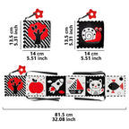 High-Contrast Crinkle Cloth Baby Book