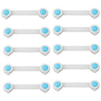 10Pcs Child Safety Cabinet Lock Baby Security Protector Door Fridge Blockers Plastic Lock for Cupboards Childproof