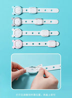 5Pcs Child Safety Cabinet Lock Baby Proof Security Protector Drawer Door Cabinet Lock Plastic Protection Kids Safety Door Lock