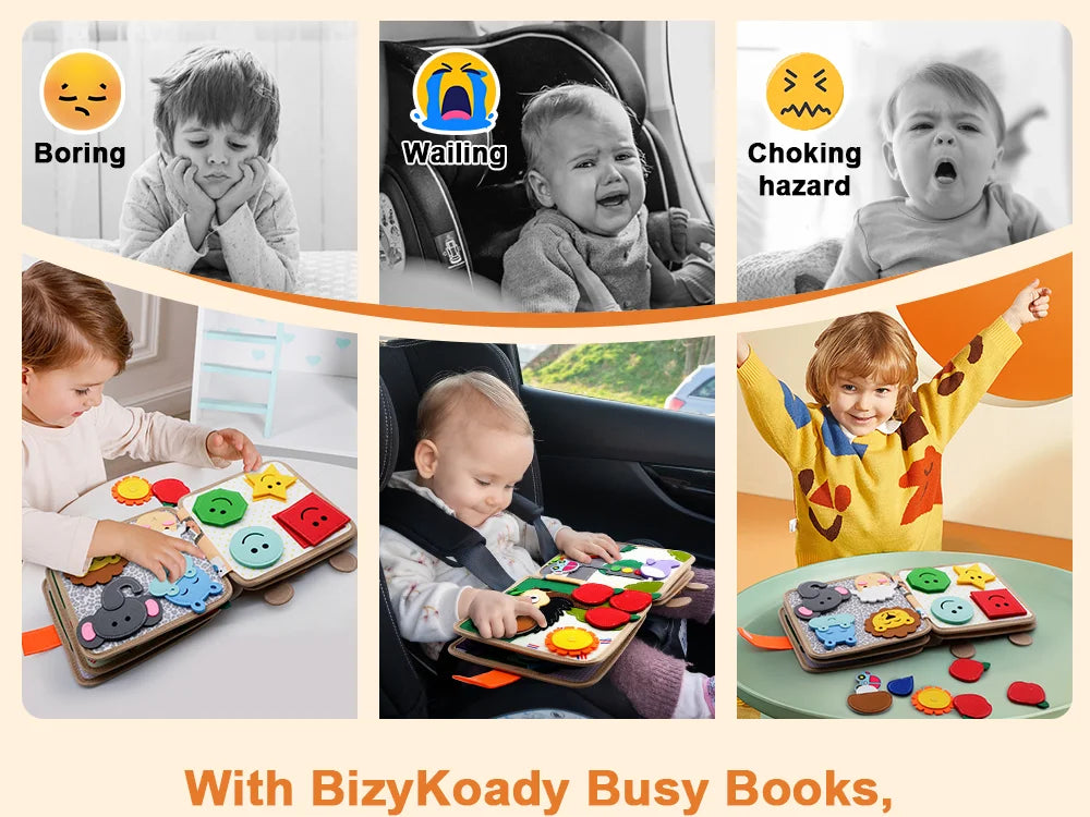 Montessori Busy Book for Toddlers