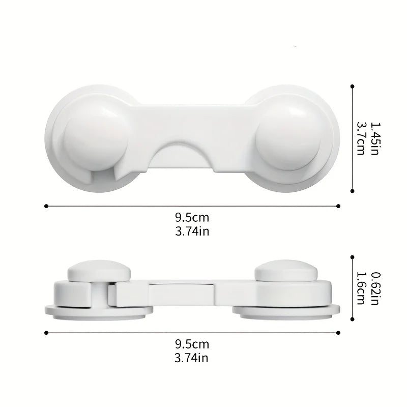 4Pcs Baby Safety Locks Child Proof Cabinet Drawer Door Latches Anti-Pinch Protector