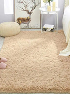 Furry Carpet Living Room Mat Modern Bedroom Nordic Style Decoration Carpet Large Size Black Gray White Non Slip Children's Rugs