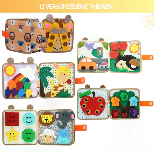 3D Touch & Feel Montessori Baby Book