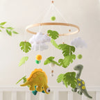 Wooden Rattles Toys Baby Crib Mobile Bed Bell Soft Felt Hot Balloon Newborn Music Bed Bell Hanging Toys Crib Bracket Baby Gifts