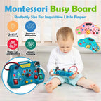 Montessori Busy Board for Toddlers
