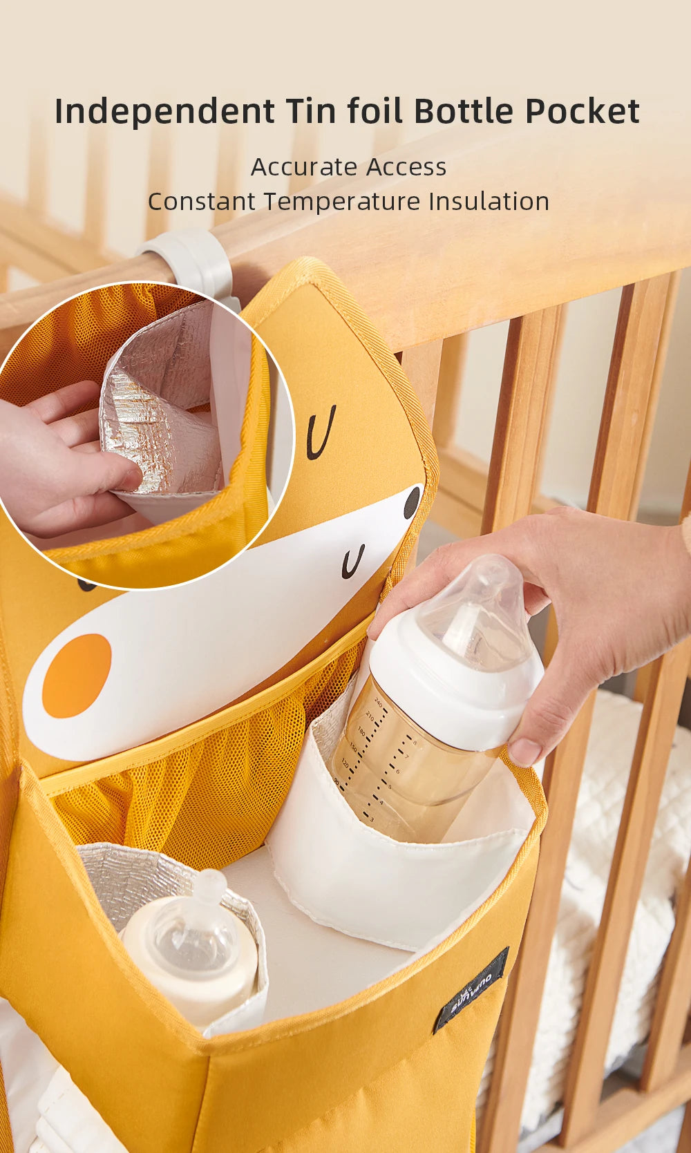 Baby Crib Hanging Storage Bag