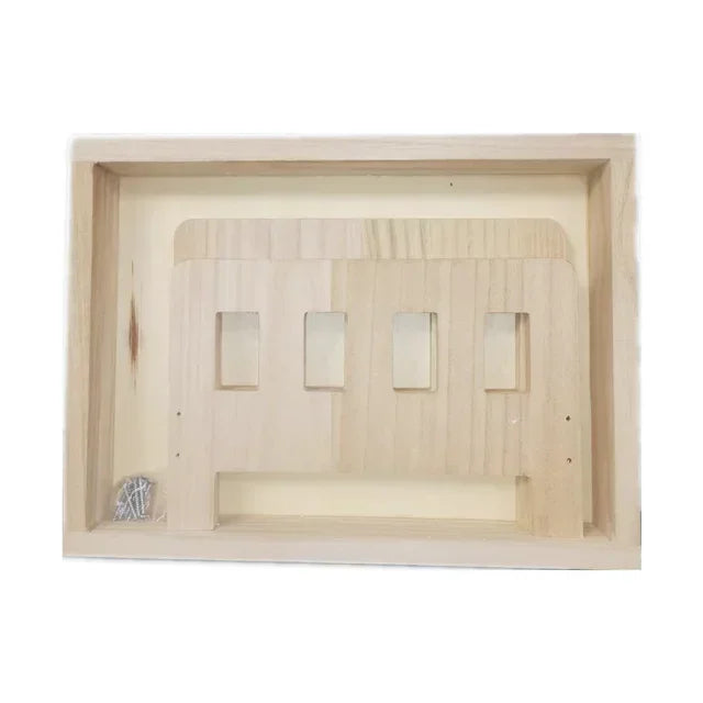Newborn Infant Photography Props Retro Wood Bed Baby Poses Growth Memorial Detachable Background Sofa For Boys Shooting Props