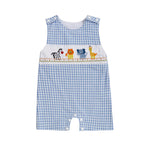Baby Boy Embroidered Romper