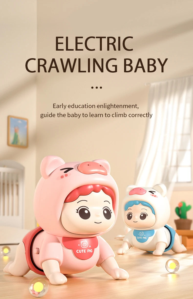 Musical Baby Crawling Activity Toy