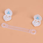 10Pcs Child Safety Cabinet Lock Baby Security Protector Door Fridge Blockers Plastic Lock for Cupboards Childproof