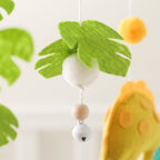 Wooden Rattles Toys Baby Crib Mobile Bed Bell Soft Felt Hot Balloon Newborn Music Bed Bell Hanging Toys Crib Bracket Baby Gifts