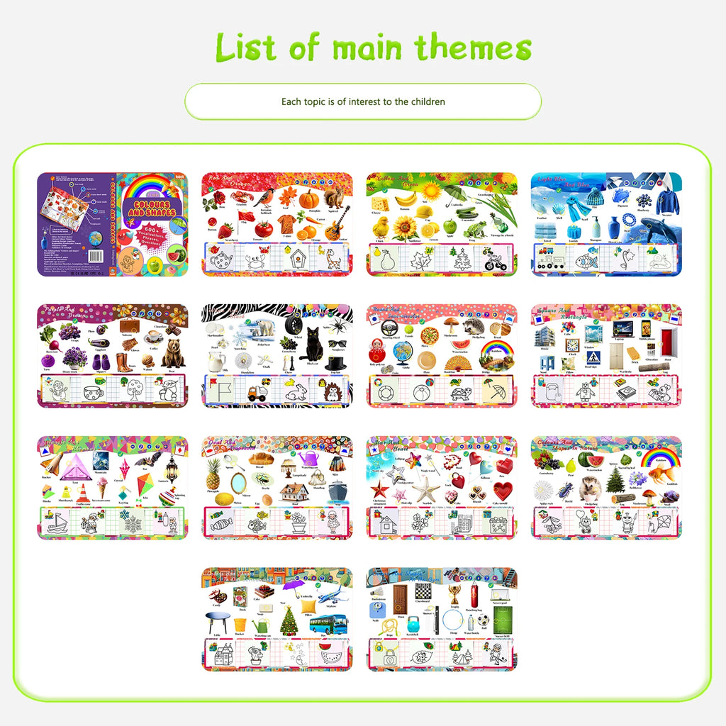 Colours&Shapes Early Educational Talking E-Book Montessori Interactive