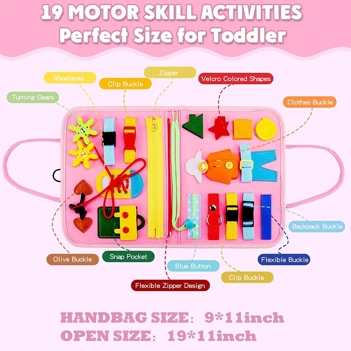 Toddler Montessori Busy Board