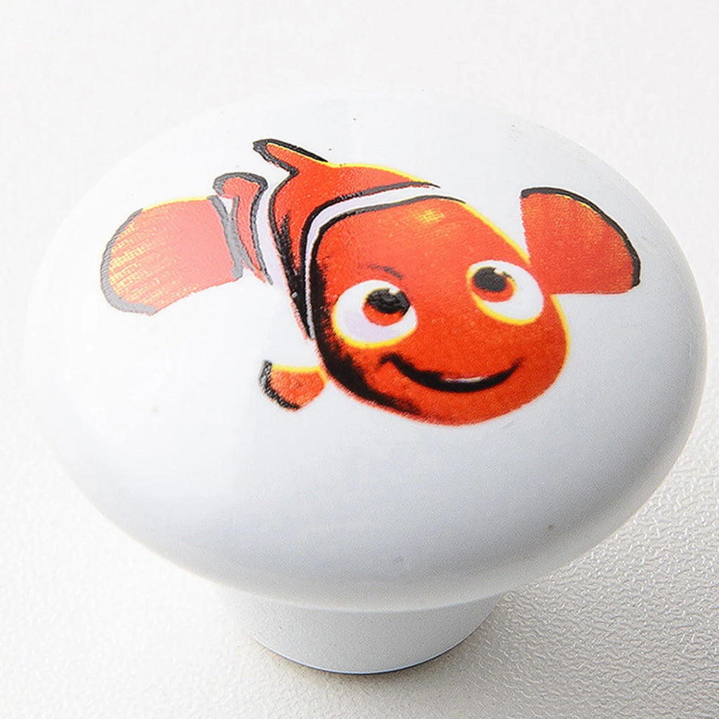 Cartoon Design Ceramic Drawer Knobs Nursery Room Cabinet Dresser Drawer Knobs Suitable for Closet Drawer Door