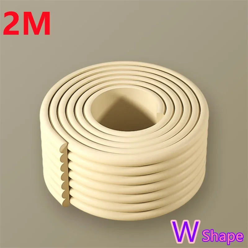 2M Baby Safety Corner Protector Solid Color Edge Guards for Childproofing Home Furniture Corners Table Angle Protection Tape