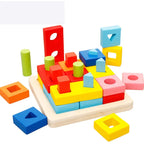 Wooden Shape Sorting Board