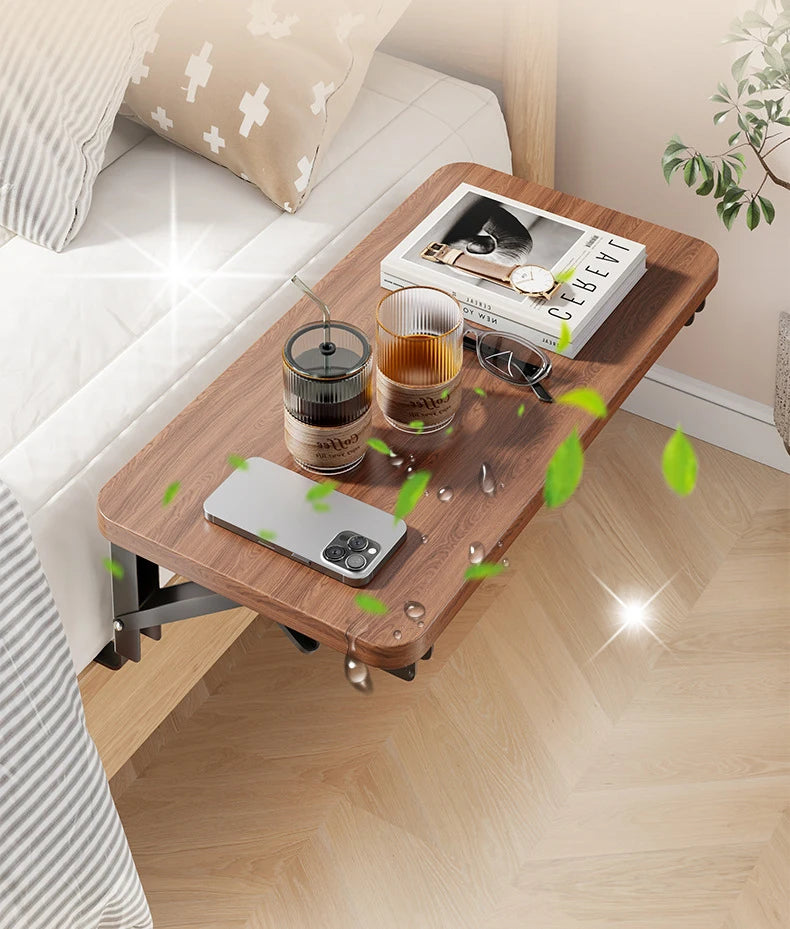 Bedside Cabinet Foldable Storage Bedside Shelf Small Household Side Cabinet Bedroom Bedside Cabinet BedSide Table Multiple Uses