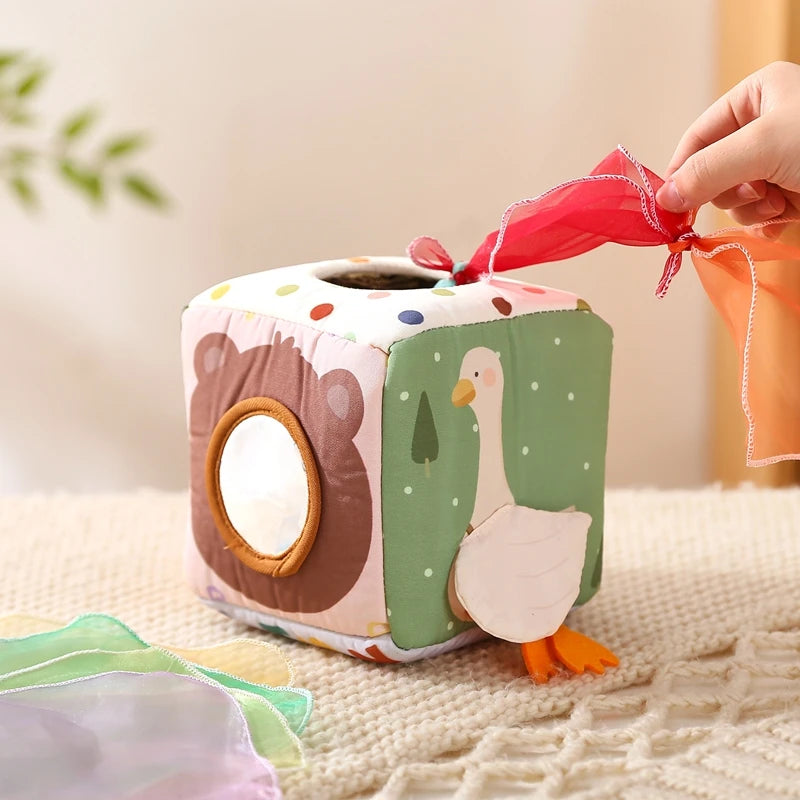 Montessori Magic Tissue Box Sensory Toy