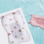 Baby Shower Bath Tub Mat Infant Foldable Support Bath Body Cushion Baby Tubs Pillow Cartoon Non-Slip Soft Newborn Bathtub Pad