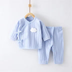 Infant Baby Girls Boys Sets Cotton Newborn Long Sleeve Clothes Pants 2Pcs Set Spring Autumn Clothing For Baby Costume 3-6Month